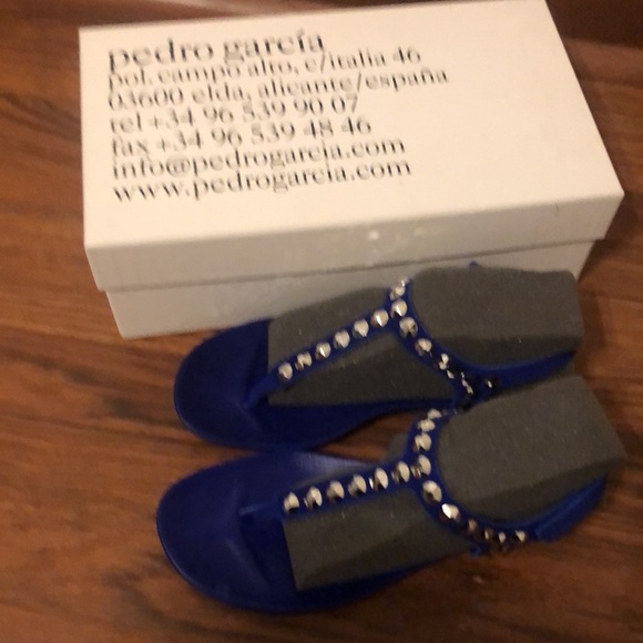 Pedro Garcia Judith sandals w/Swarovski crystals - Picture 2 of 16